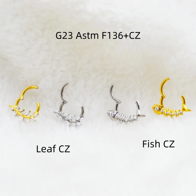 10pcs G23 F136 Titanium Piercing Leaf CZ Nose Hoop Septum Clicker Ring Earring Lip Ear Tragus Helix Cartilage Body Piercing New
10pcs G23 F136 Titanium Piercing Leaf CZ Nose Hoop Septum Clicker Ring Earring Lip Ear Tragus Helix Cartilage Body Piercing New