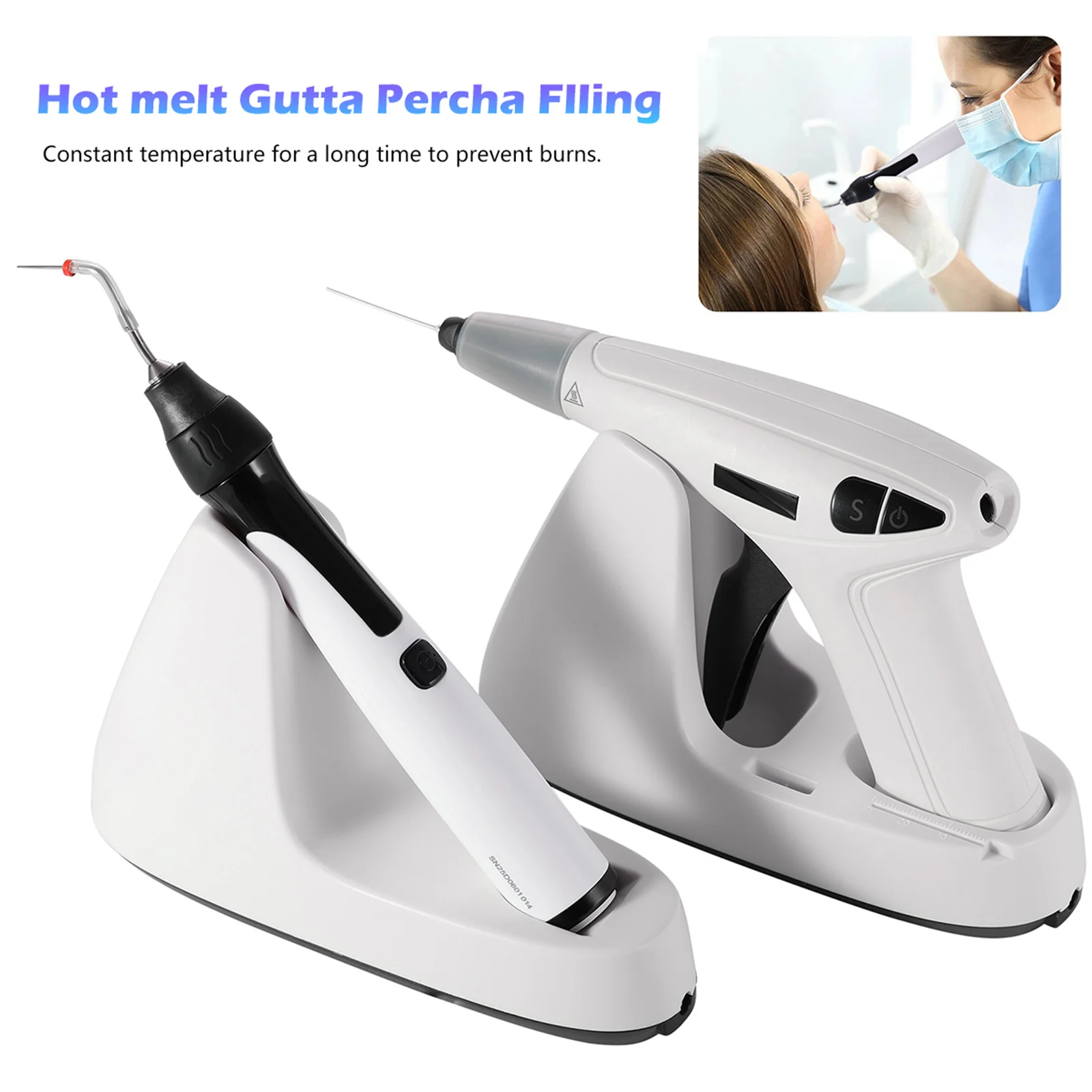 Dental Gutta Percha Endo Obturation System Hot Melt Filling Gun Heating Pen Tips
Dental Gutta Percha Endo Obturation System Hot Melt Filling Gun Heating Pen Tips
