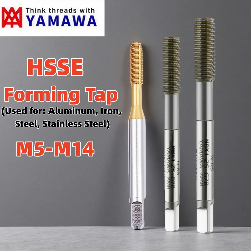 1 шт. Японский конической метчик YAMAWA HSSE с покрытием TICN для нержавеющей стали, для нарезания резьбы на машинных винтах M5-M14
1 шт. Японский конической метчик YAMAWA HSSE с покрытием TICN для нержавеющей стали, для нарезания резьбы на машинных винтах M5-M14
