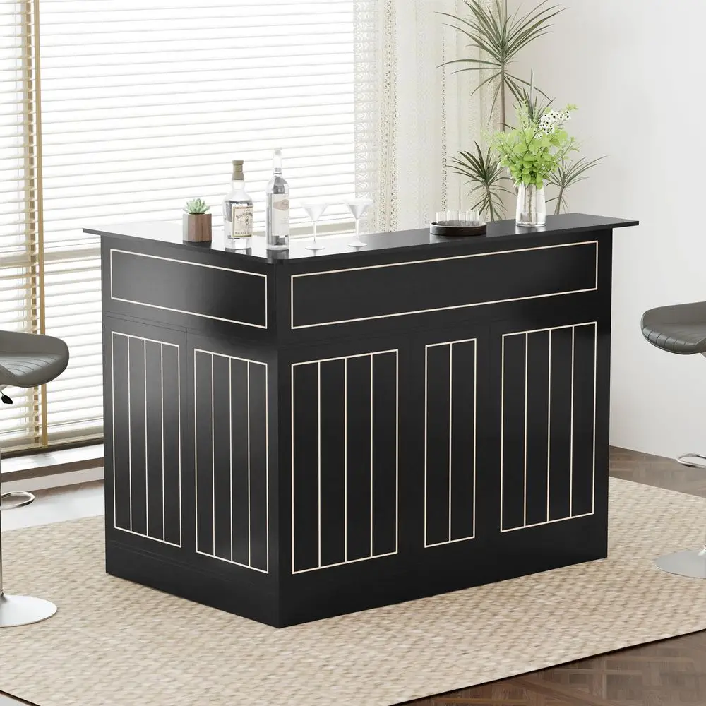 Home Bar Unit with Power Outlet, 4Tier Corner Liquor Bar Cabinet with Storage Shelves, Drawer, Wine Glasses Holder, Wine Cabine
Home Bar Unit with Power Outlet, 4Tier Corner Liquor Bar Cabinet with Storage Shelves, Drawer, Wine Glasses Holder, Wine Cabine