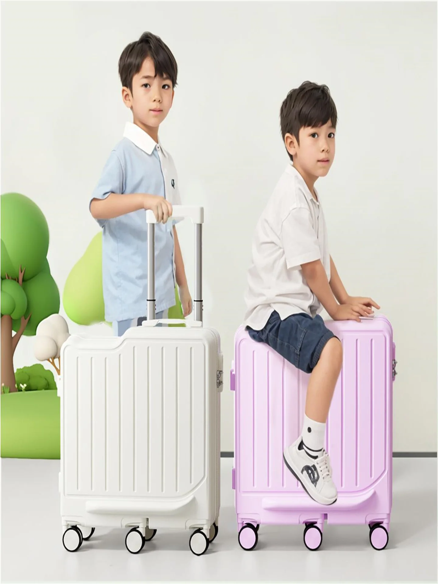 Children's Travel Suitcase Can Sit And Ride Boys And Girls 2025 New Small Password Box 20 Inch Boarding Case Lage
Children's Travel Suitcase Can Sit And Ride Boys And Girls 2025 New Small Password Box 20 Inch Boarding Case Lage