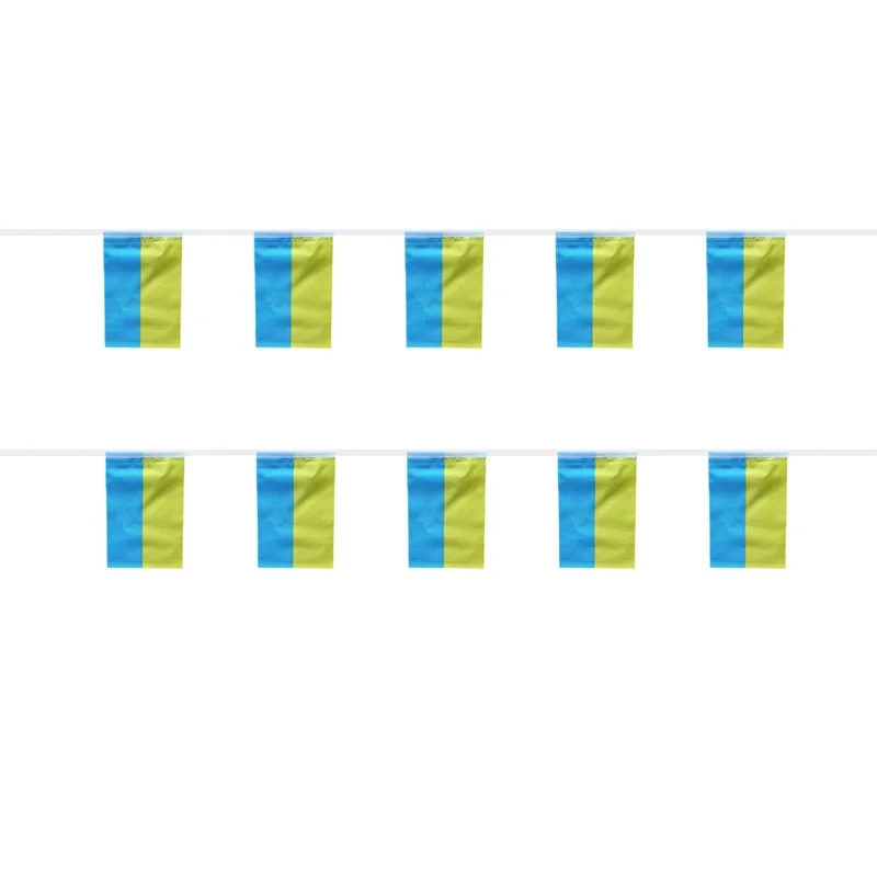 SKY FLAG Ukraine bunting flags 14x21cm 20pcs/lot Ukraine String flags Pennant Banner for Festival Party decoration
SKY FLAG Ukraine bunting flags 14x21cm 20pcs/lot Ukraine String flags Pennant Banner for Festival Party decoration