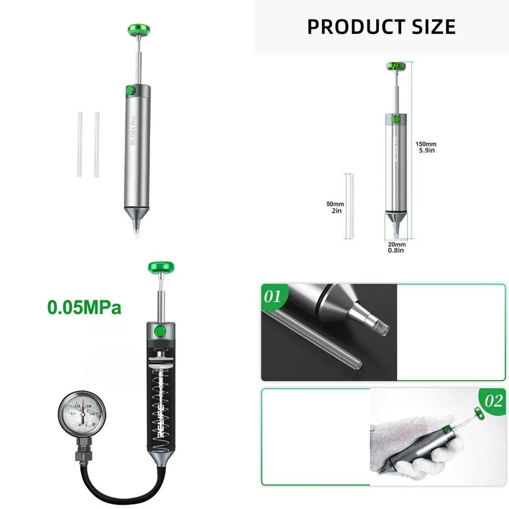 E8BD Easy To Clean Solder Extractor Desoldering Pumps For Electronics
E8BD Easy To Clean Solder Extractor Desoldering Pumps For Electronics