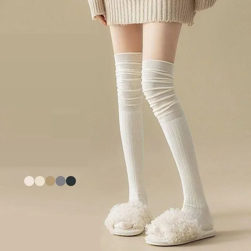 Autumn Women's Stockings Knee Thigh High Socks Fashion Trend Simple Solid Color Pure Cotton Long Tube Tight Leg Warm Sock
Autumn Women's Stockings Knee Thigh High Socks Fashion Trend Simple Solid Color Pure Cotton Long Tube Tight Leg Warm Sock