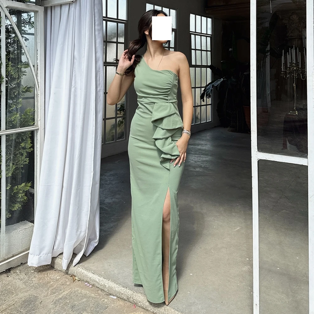Elegant Party Dresses Woman One Shoulder Straight Ankle Length Jersey Sleeveless Solid Color Modern Special Occasion Gowns 2024
Elegant Party Dresses Woman One Shoulder Straight Ankle Length Jersey Sleeveless Solid Color Modern Special Occasion Gowns 2024