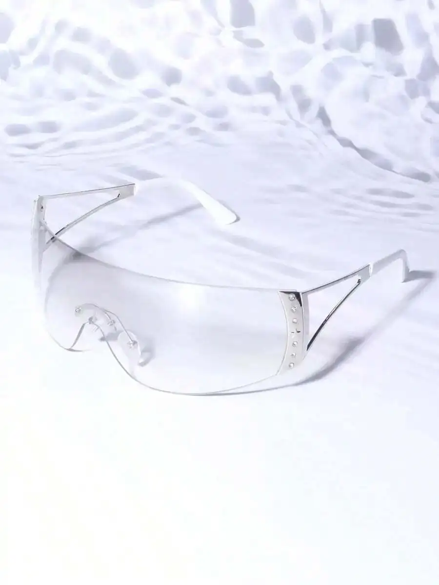 One-Piece Y2K Fashion Shield Sunglasses For Women Outdoor Beach Travel Summer Accessories
One-Piece Y2K Fashion Shield Sunglasses For Women Outdoor Beach Travel Summer Accessories