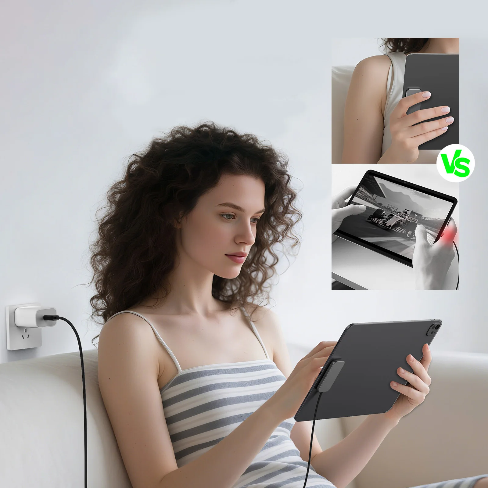 For iPad Pro Magnetic Fast Charging Smart Connector Charger Wireless Charging Pad Charger-Fast Charging Pad with USB-C Cable
For iPad Pro Magnetic Fast Charging Smart Connector Charger Wireless Charging Pad Charger-Fast Charging Pad with USB-C Cable