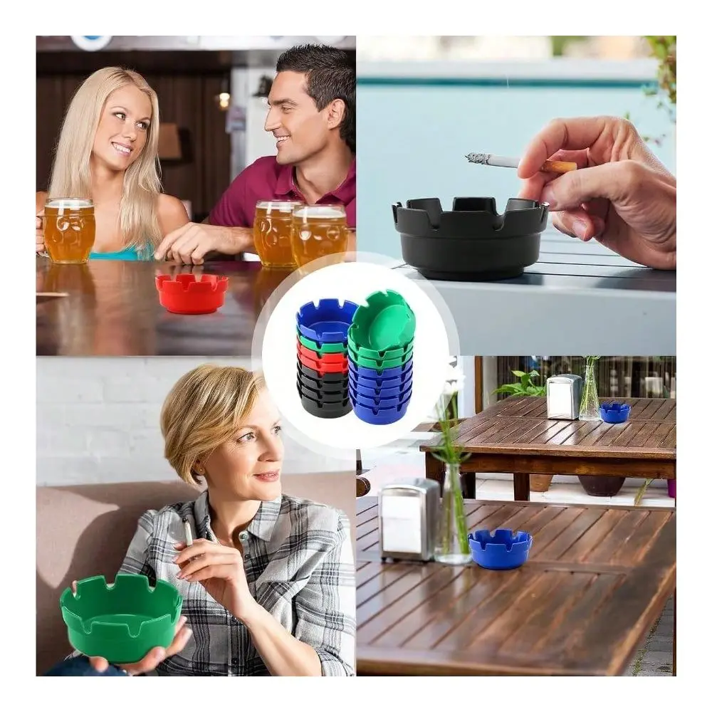 24 Pcs 4 Ashtrays Bulk Round Ash Tray Outdoor Home Ashtrays Patio Outdoor Restaurant Kitchen Table Indoor Decoration Mixcolor
24 Pcs 4 Ashtrays Bulk Round Ash Tray Outdoor Home Ashtrays Patio Outdoor Restaurant Kitchen Table Indoor Decoration Mixcolor