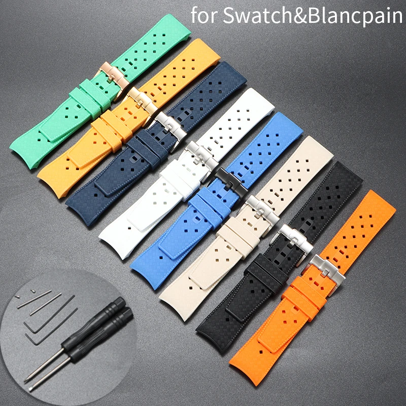 22 мм для Swatch Blancpain, резиновый ремешок для часов, дуговой рот, жидкий силикон для BIOCERAMIC SCUBA FIFTY FATHOMS, сменные браслеты
22 мм для Swatch Blancpain, резиновый ремешок для часов, дуговой рот, жидкий силикон для BIOCERAMIC SCUBA FIFTY FATHOMS, сменные браслеты
