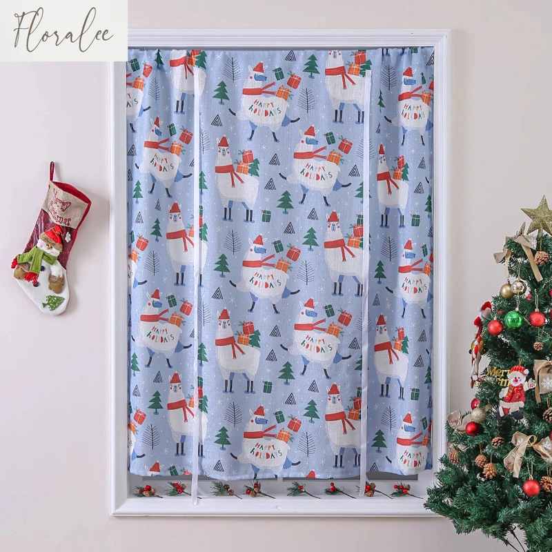 American New Christmas Theme Cartoon Printed Curtains Blackout Christmas Tree Decoration Lift Curtain Background Cloth Custom
American New Christmas Theme Cartoon Printed Curtains Blackout Christmas Tree Decoration Lift Curtain Background Cloth Custom