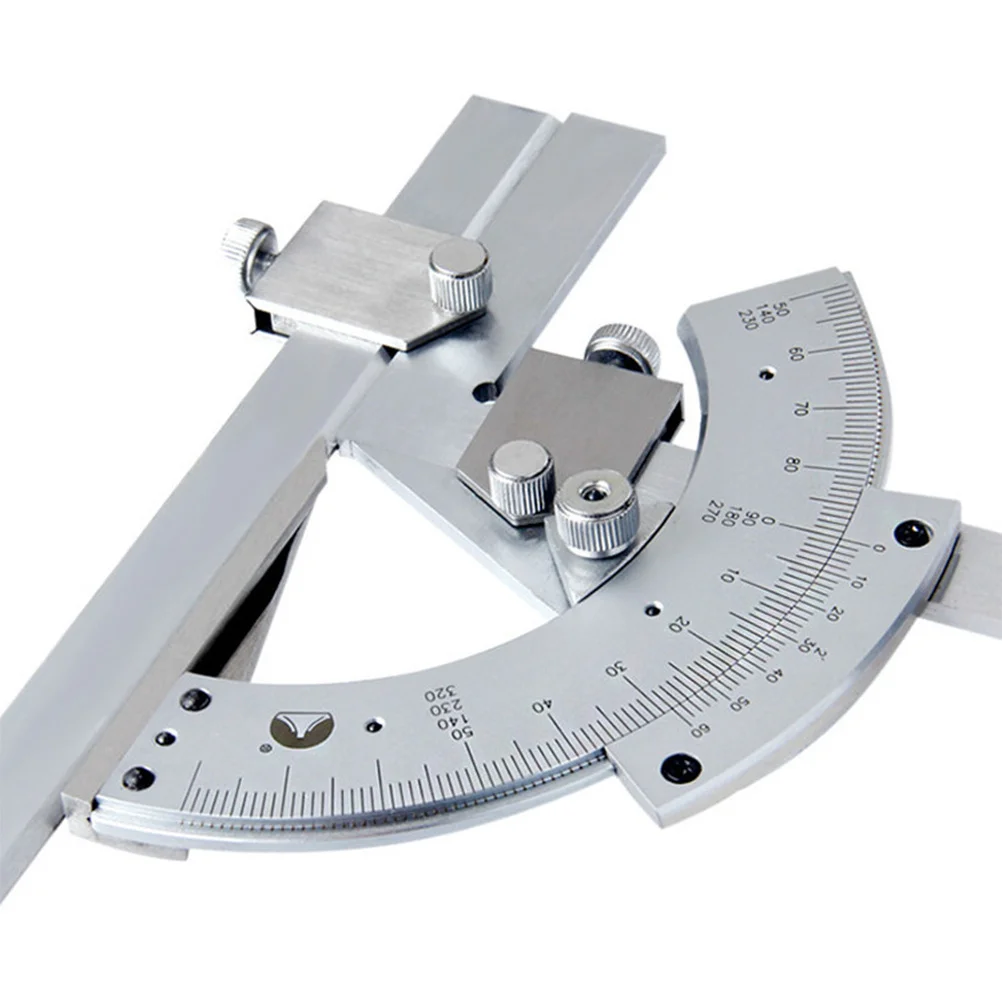 Universal Protractor 0-320 Degree Precision Goniometer Portable Rustproof Angle Measuring Ruler Woodworking Measuring Tool
Universal Protractor 0-320 Degree Precision Goniometer Portable Rustproof Angle Measuring Ruler Woodworking Measuring Tool