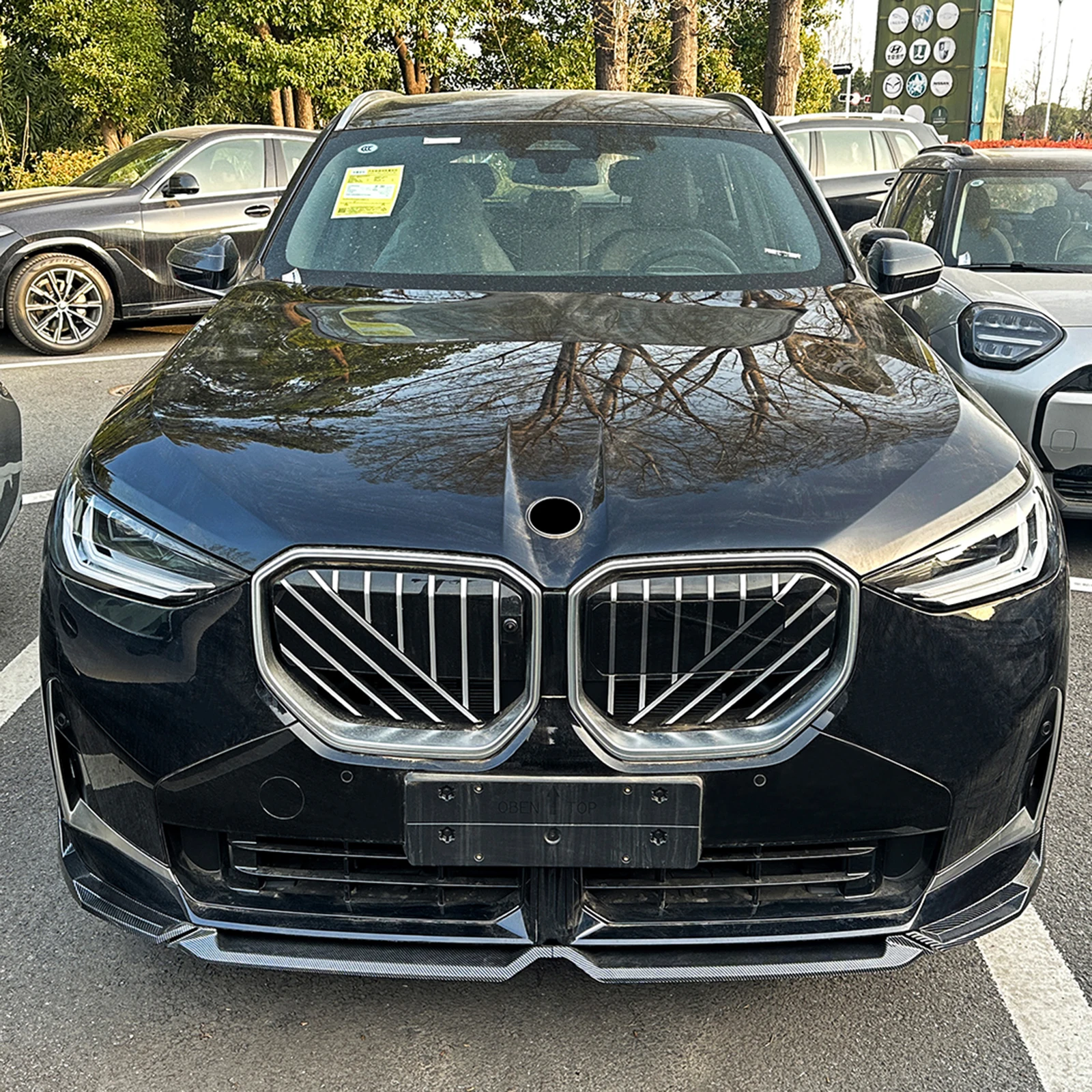 Front Bumper Spoiler Lip For BMW X3 G45 2025-2027 Carbon Fiber Look/Gloss Black Lower Splitter Blade Guard Plate Body Protector
Front Bumper Spoiler Lip For BMW X3 G45 2025-2027 Carbon Fiber Look/Gloss Black Lower Splitter Blade Guard Plate Body Protector
