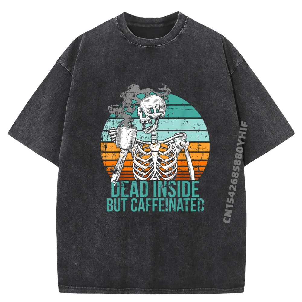 Dead Inside But Caffeinated Black Coffee Graphic Shirts Men White T Shirt Men Korean Fashion Leisure Washed Clothes
Dead Inside But Caffeinated Black Coffee Graphic Shirts Men White T Shirt Men Korean Fashion Leisure Washed Clothes
