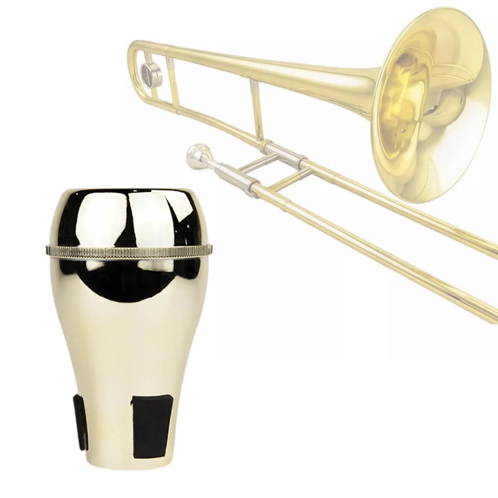 Portable Straight Trombone Mute Music Lovers Essential Instrument Part for Bb Trombone Rehearsal
Portable Straight Trombone Mute Music Lovers Essential Instrument Part for Bb Trombone Rehearsal