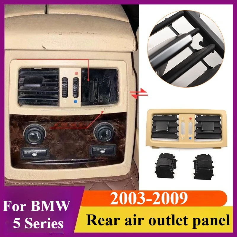 For BMW E60 E61 5 Series Rear Air Conditioning Vent Grille Console AC Outlet Duct Cover Interior Trim Replacement Accessories
For BMW E60 E61 5 Series Rear Air Conditioning Vent Grille Console AC Outlet Duct Cover Interior Trim Replacement Accessories
