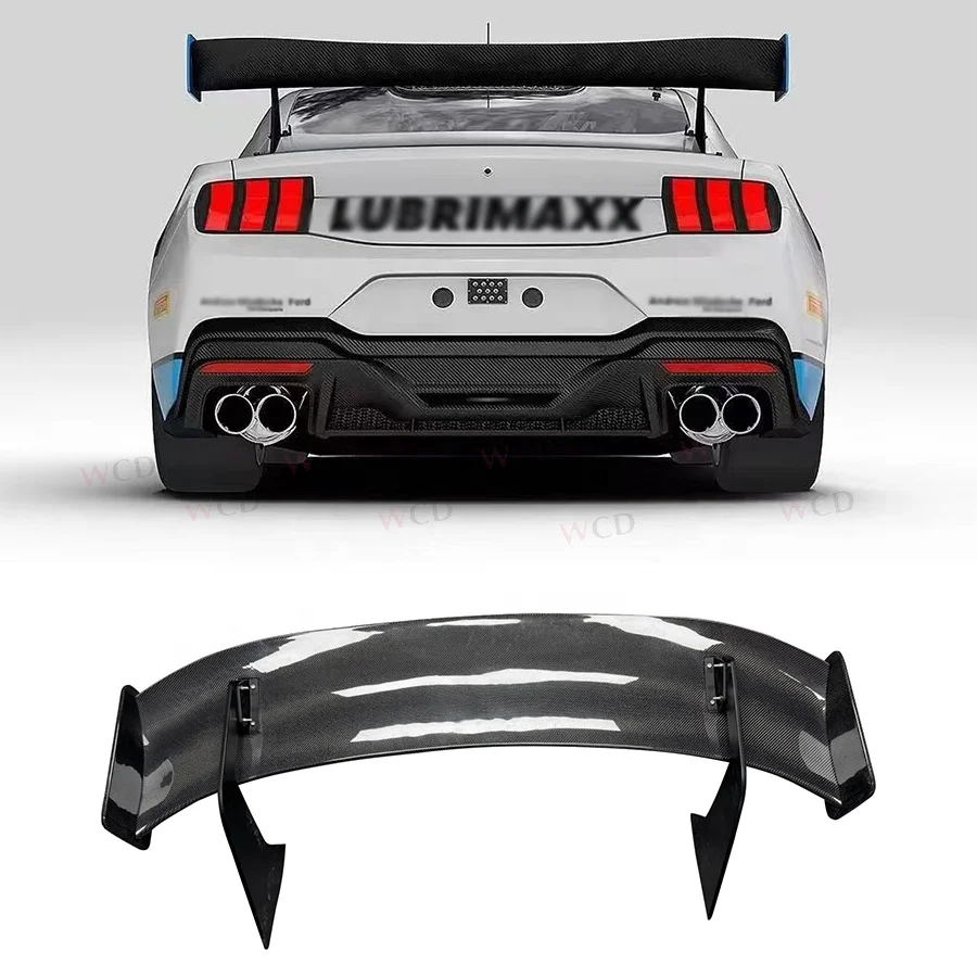 Mustang Real Carbon Fiber GT Rear Wing For Ford Mustang 2024+ Rear Trunk Spoiler Racing Wing Bodykit
Mustang Real Carbon Fiber GT Rear Wing For Ford Mustang 2024+ Rear Trunk Spoiler Racing Wing Bodykit