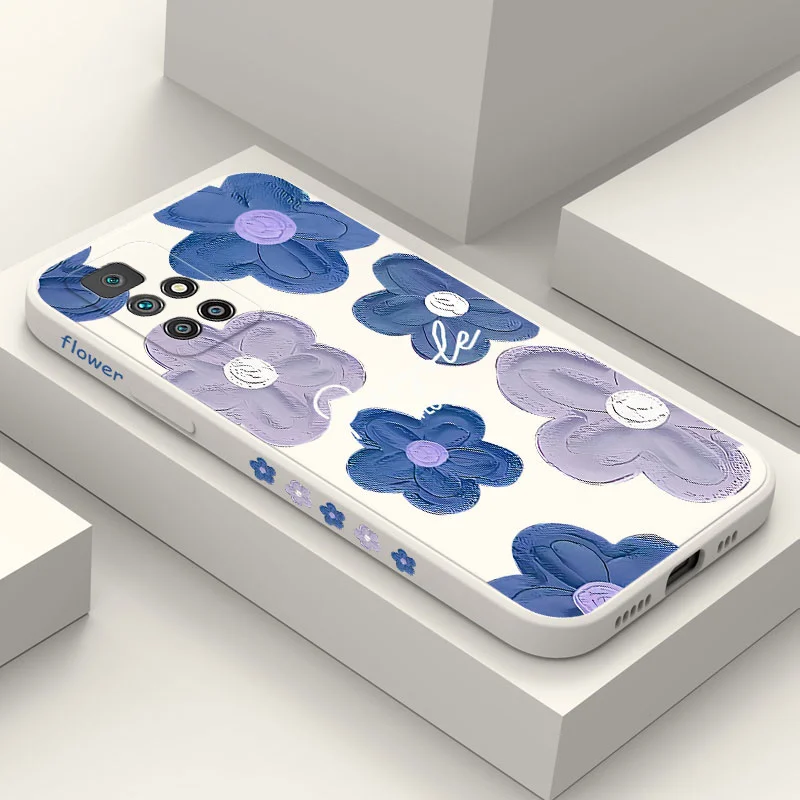 Blue Flowers Phone Case For Xiaomi Redmi 12 12C 10 10C 10A 9 9T 9A A1 Pro Plus 4G 5G Liquid Silicone Cover
Blue Flowers Phone Case For Xiaomi Redmi 12 12C 10 10C 10A 9 9T 9A A1 Pro Plus 4G 5G Liquid Silicone Cover