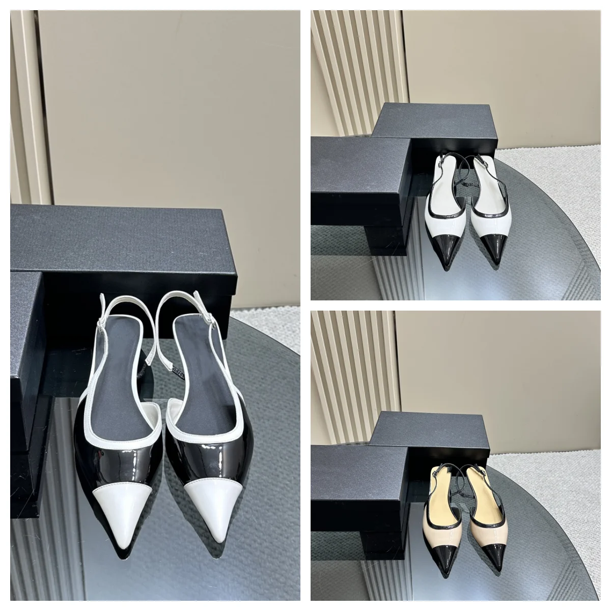 Small perfume style colour blocking pointed head small round heel back empty sandals female new fashion wild skinny high heels
Small perfume style colour blocking pointed head small round heel back empty sandals female new fashion wild skinny high heels