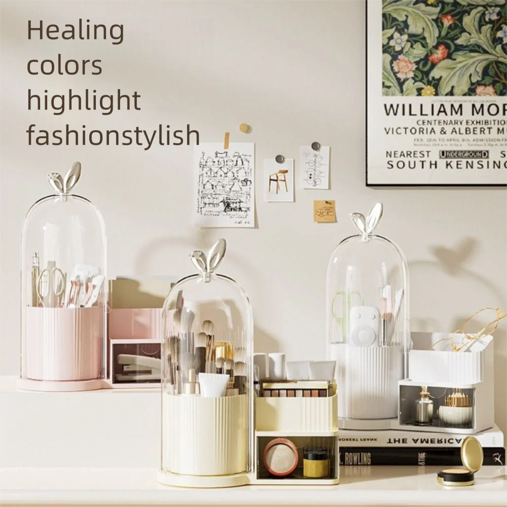 Коробка для хранения кистей для макияжа из полипропилена 360° ° Вращающаяся косметическая витрина большой емкости, пылезащитная, с несколькими отделениями
Коробка для хранения кистей для макияжа из полипропилена 360° ° Вращающаяся косметическая витрина большой емкости, пылезащитная, с несколькими отделениями