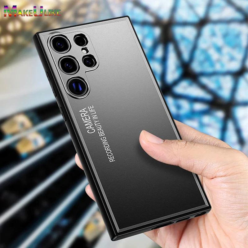 Matte Metal Case for Samsung Galaxy S24 Ultra Plus Case Silicone Bumper Shockproof Cover for Samsung S23 S24 Plus Ultra Case
Matte Metal Case for Samsung Galaxy S24 Ultra Plus Case Silicone Bumper Shockproof Cover for Samsung S23 S24 Plus Ultra Case