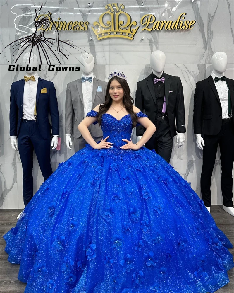 Королевское синее бальное платье принцессы с открытыми плечами, платья Quinceanera для девочек, вечерние платья из бисера, 3D цветок, выпускной, индивидуальный заказ
Королевское синее бальное платье принцессы с открытыми плечами, платья Quinceanera для девочек, вечерние платья из бисера, 3D цветок, выпускной, индивидуальный заказ