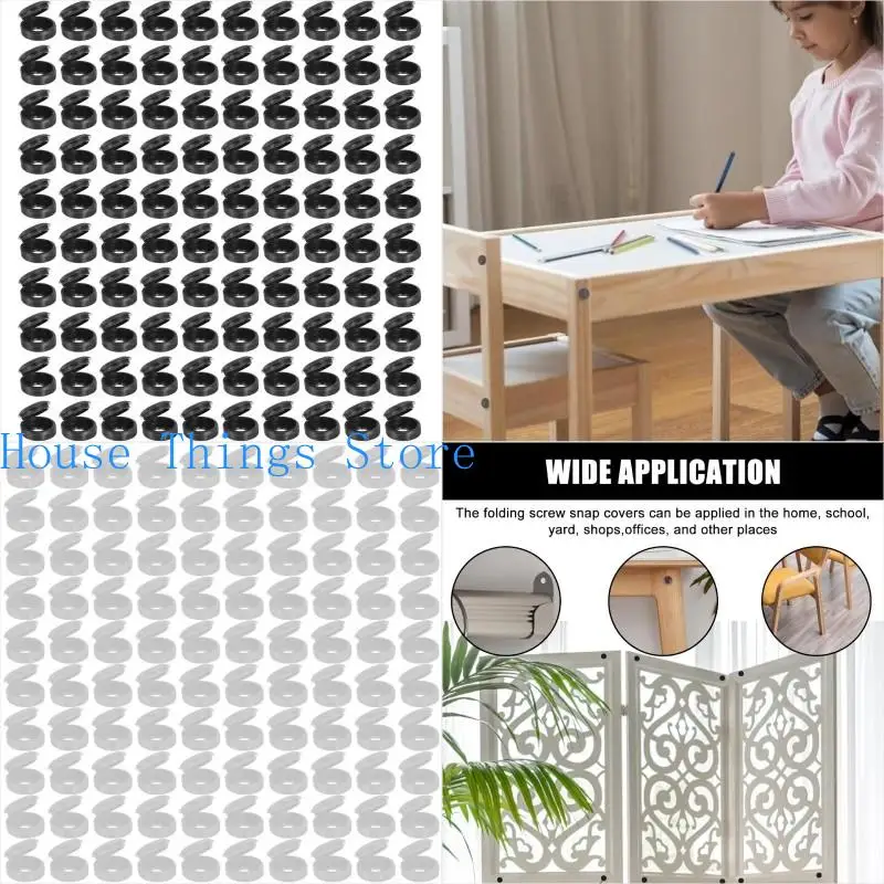 652F 100Pcs Crosses Screw Folding Caps Hinged Screw Cover Plastic Screw Decorative Cover
652F 100Pcs Crosses Screw Folding Caps Hinged Screw Cover Plastic Screw Decorative Cover