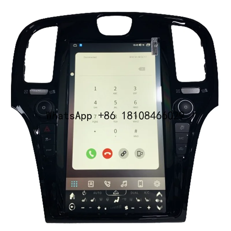 13.6 Inch Car Android Radio Vertical Tesla Style Touch Screen for Chrysler 300 300c 2013 - 2023 Auto Dashboard Accessories
13.6 Inch Car Android Radio Vertical Tesla Style Touch Screen for Chrysler 300 300c 2013 - 2023 Auto Dashboard Accessories