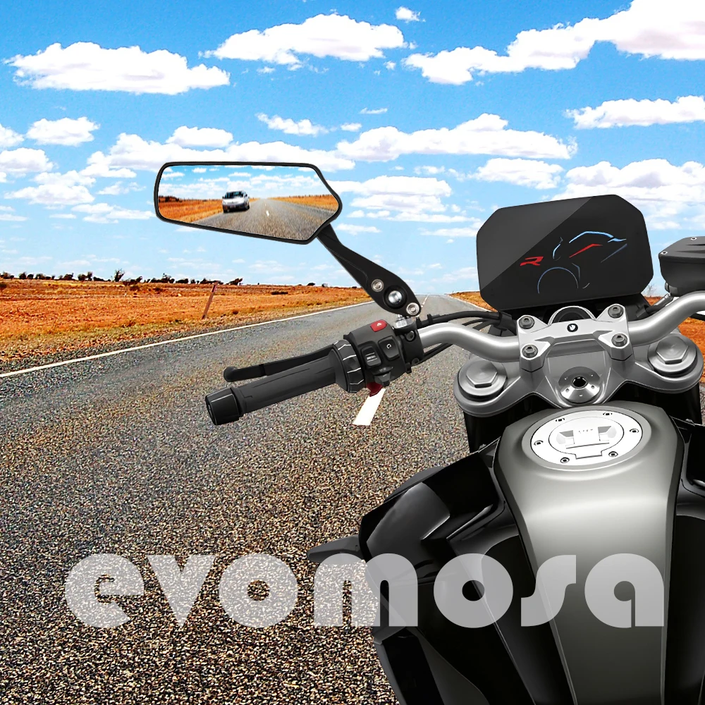 Motorcycle Rearview Mirror Adjustable Rearview Mirror 8mm 10mm Side Mirror For Honda Yamaha Suzuki Kawasaki Touring Cafe Racer
Motorcycle Rearview Mirror Adjustable Rearview Mirror 8mm 10mm Side Mirror For Honda Yamaha Suzuki Kawasaki Touring Cafe Racer