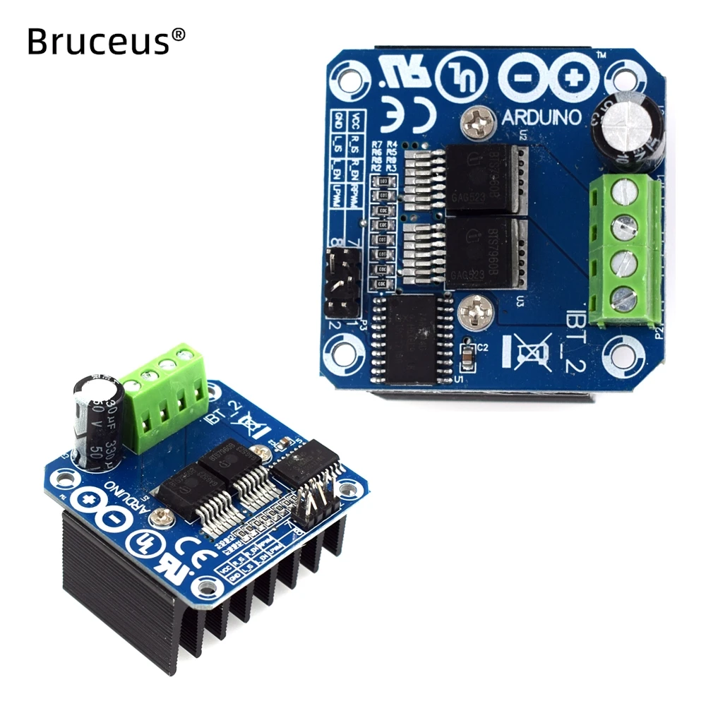DIY Smart Car Current Diagnostic 43A H-bridge High Power Double-BTS7960 Driver Module for Arduino
DIY Smart Car Current Diagnostic 43A H-bridge High Power Double-BTS7960 Driver Module for Arduino
