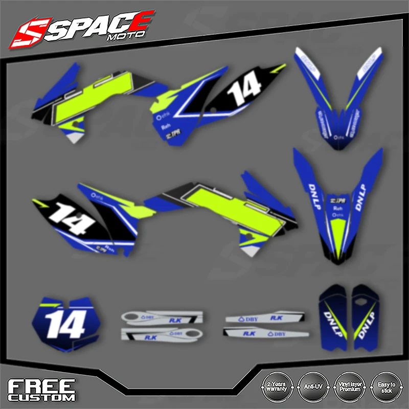 SPACE пользовательская мотоциклетная графическая фоновая наклейка для KTM SX SX85 2013 2014 SX85 2015 2016 2017, наборы наклеек 10
SPACE пользовательская мотоциклетная графическая фоновая наклейка для KTM SX SX85 2013 2014 SX85 2015 2016 2017, наборы наклеек 10