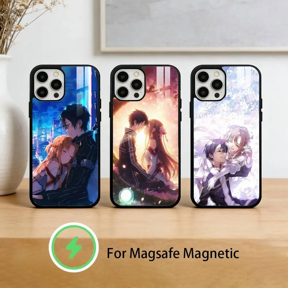 Kirito & Asuna Anime Phone Case For iPhone 17/16/15/14/13/12/Plus/Pro/Max for Magnetic Wireless Charging
Kirito & Asuna Anime Phone Case For iPhone 17/16/15/14/13/12/Plus/Pro/Max for Magnetic Wireless Charging