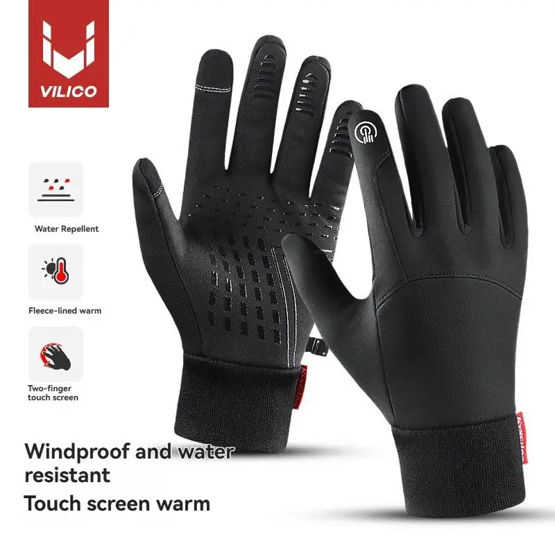 Outdoor sports autumn and winter waterproof super soft velvet men's and women's skiing touch screen riding warm windproof gloves
Outdoor sports autumn and winter waterproof super soft velvet men's and women's skiing touch screen riding warm windproof gloves