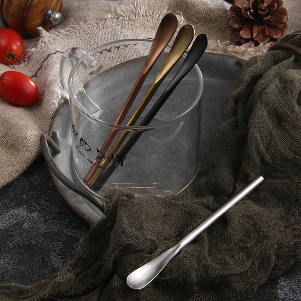 2Pcs Stainless Steel Cocktail Spoons Long Short Handle Modern Design Mixing Stirring Bar Coffee Spoons for Restaurant
2Pcs Stainless Steel Cocktail Spoons Long Short Handle Modern Design Mixing Stirring Bar Coffee Spoons for Restaurant