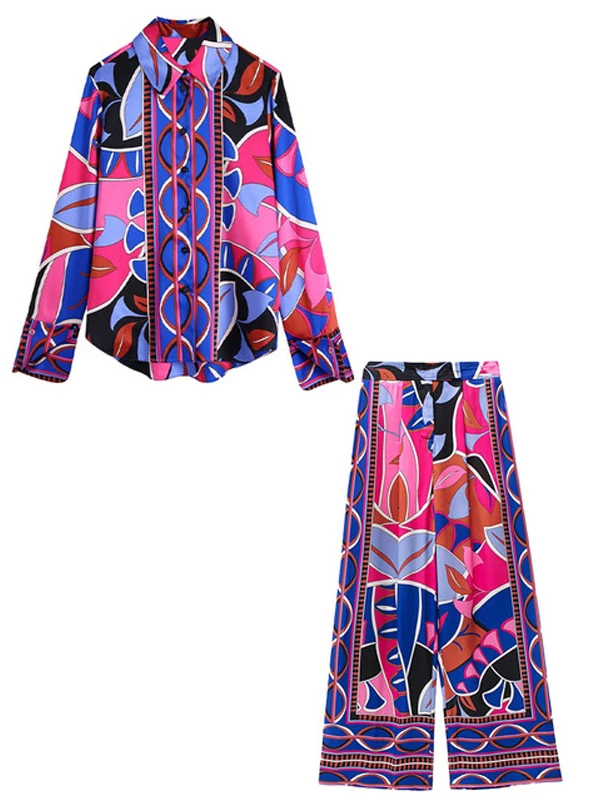 Women's Long Sve Printed Lapel irt Simple Sle Floral Print Casual Comfortable Breathable Cotton Spring Autumn Wear
Women's Long Sve Printed Lapel irt Simple Sle Floral Print Casual Comfortable Breathable Cotton Spring Autumn Wear