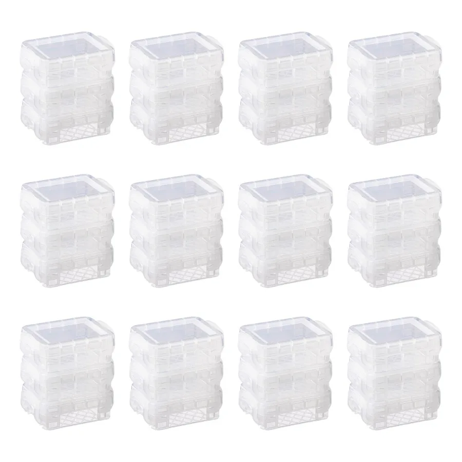 3 Sheets 36 total Clear Bitty Boxes - Stackable Storage Containers for Craft Supplies and Office Supplies - Bulk 12 Pack
3 Sheets 36 total Clear Bitty Boxes - Stackable Storage Containers for Craft Supplies and Office Supplies - Bulk 12 Pack