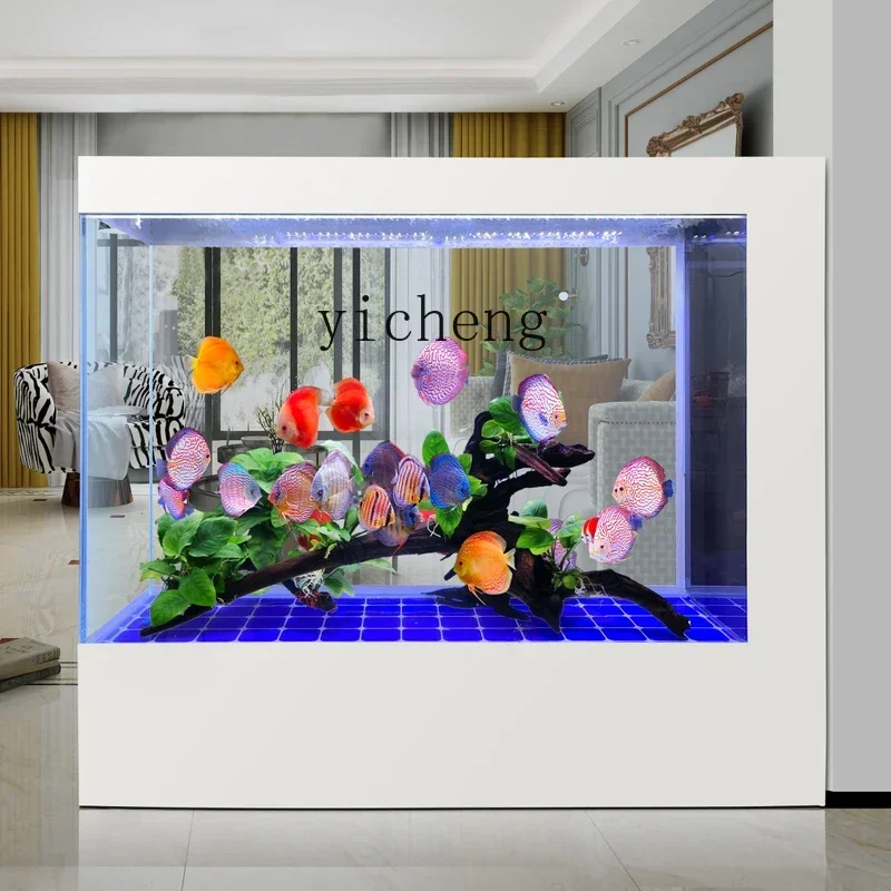 X-24 Fish Tank Glass Super White Subareas Screens Wall One-Click Drainage Large Fish Tank
X-24 Fish Tank Glass Super White Subareas Screens Wall One-Click Drainage Large Fish Tank