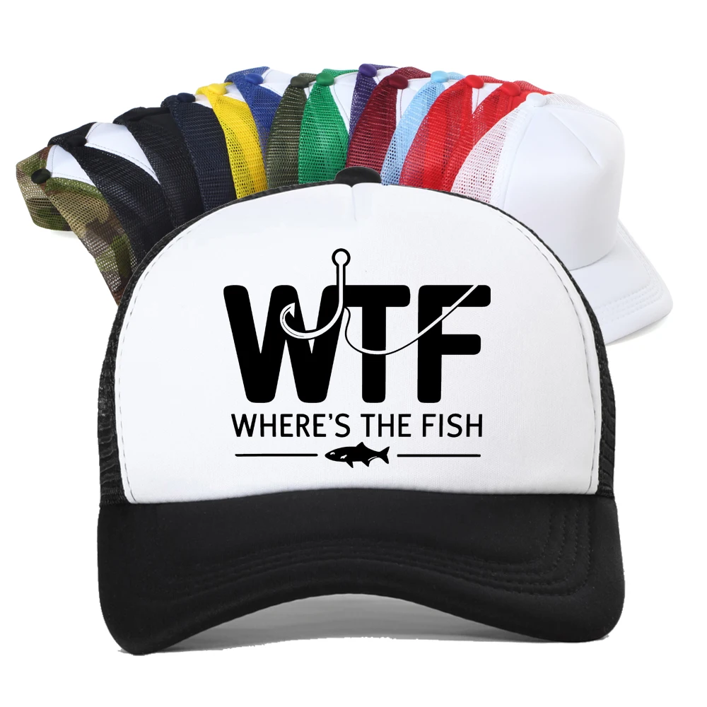 WTF fish print outdoor men's baseball cap casual duckbill cap summer fashionable sports hat Breathable adjustable trucker hat
WTF fish print outdoor men's baseball cap casual duckbill cap summer fashionable sports hat Breathable adjustable trucker hat