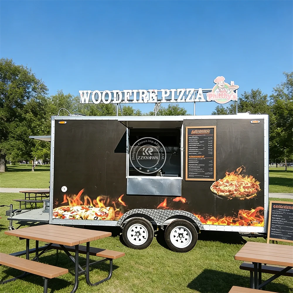 Professional Pizza Street Food Truck Mobile Catering Trailer Custom Fast Pizza Food Trailer With Full Equipment
Professional Pizza Street Food Truck Mobile Catering Trailer Custom Fast Pizza Food Trailer With Full Equipment