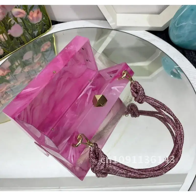 2024 New Handbag Design Luxury High Quality Evening Bag Square Wedding Clutch Diamonds Women's Purse Bag Acrylic Bag Armpit
2024 New Handbag Design Luxury High Quality Evening Bag Square Wedding Clutch Diamonds Women's Purse Bag Acrylic Bag Armpit