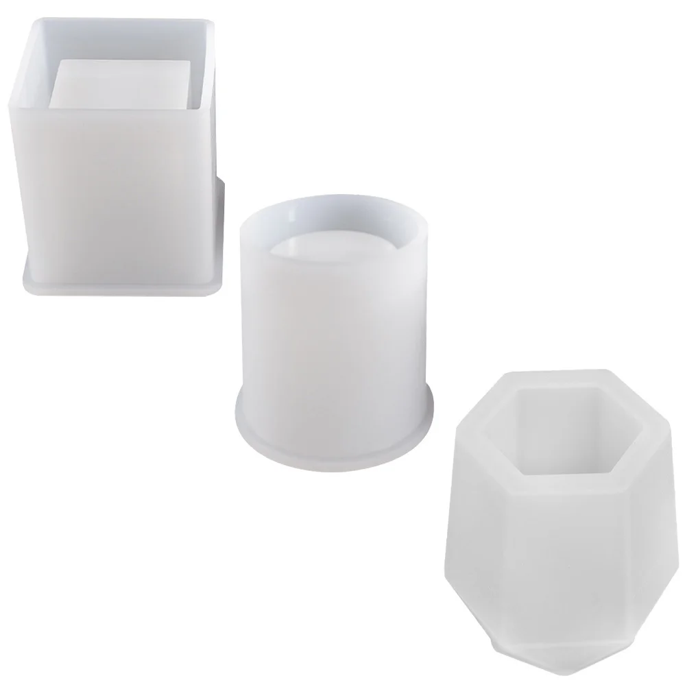 3Pcs High Level Artistic Sense Pen Holder Molds DIY Crafts Epoxy Moulds Pen Pot Mould Personalized Box Mould Brush Pot Moulds
3Pcs High Level Artistic Sense Pen Holder Molds DIY Crafts Epoxy Moulds Pen Pot Mould Personalized Box Mould Brush Pot Moulds