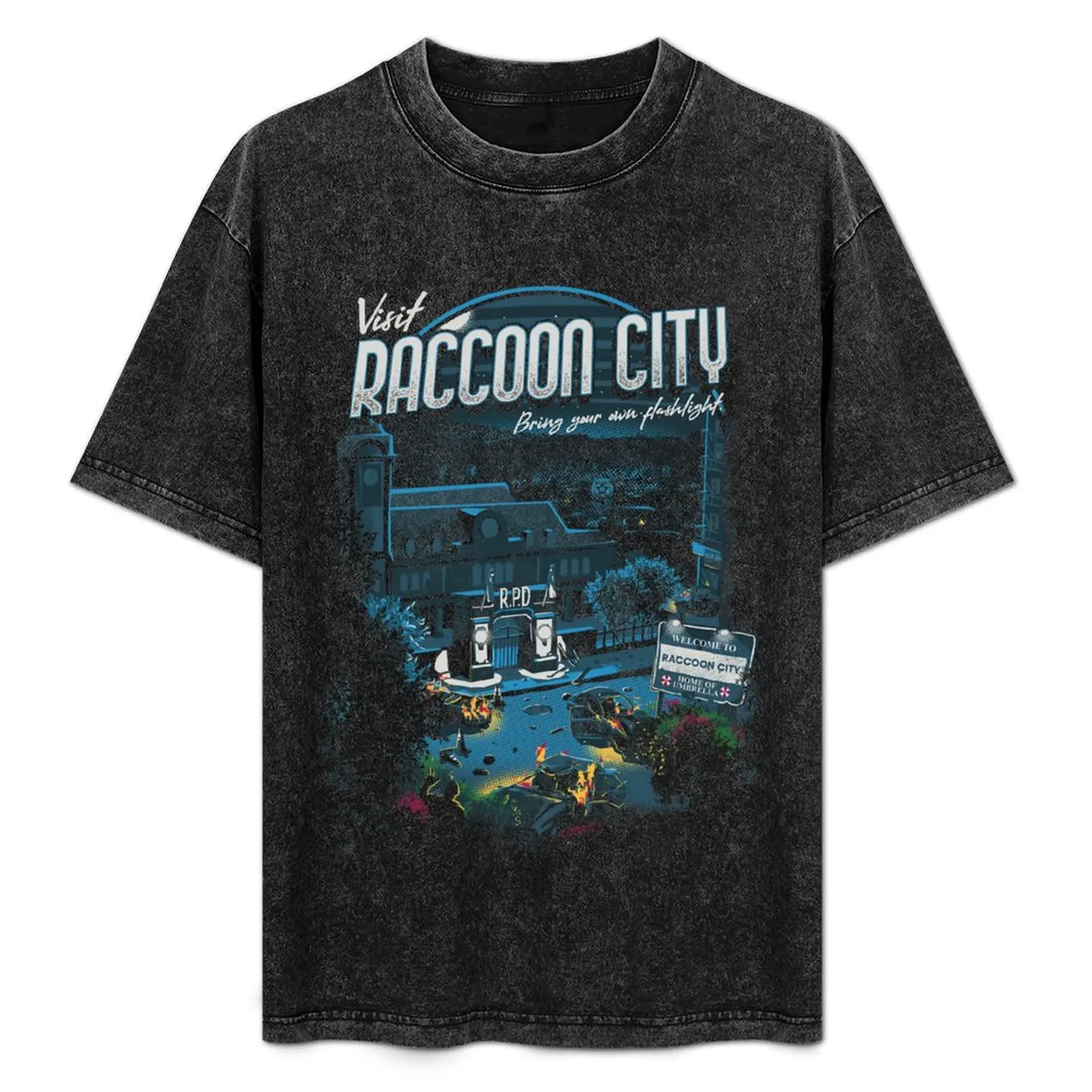 Visit Raccoon City Essential T-Shirt Casual Simple Design Short Sleeve Shirt
Visit Raccoon City Essential T-Shirt Casual Simple Design Short Sleeve Shirt