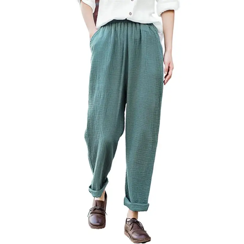 Women Pencil Pants Chinese Style cotton linen vintage Pants Loose casual comfortable Trousers Palazzo Joggers
Women Pencil Pants Chinese Style cotton linen vintage Pants Loose casual comfortable Trousers Palazzo Joggers