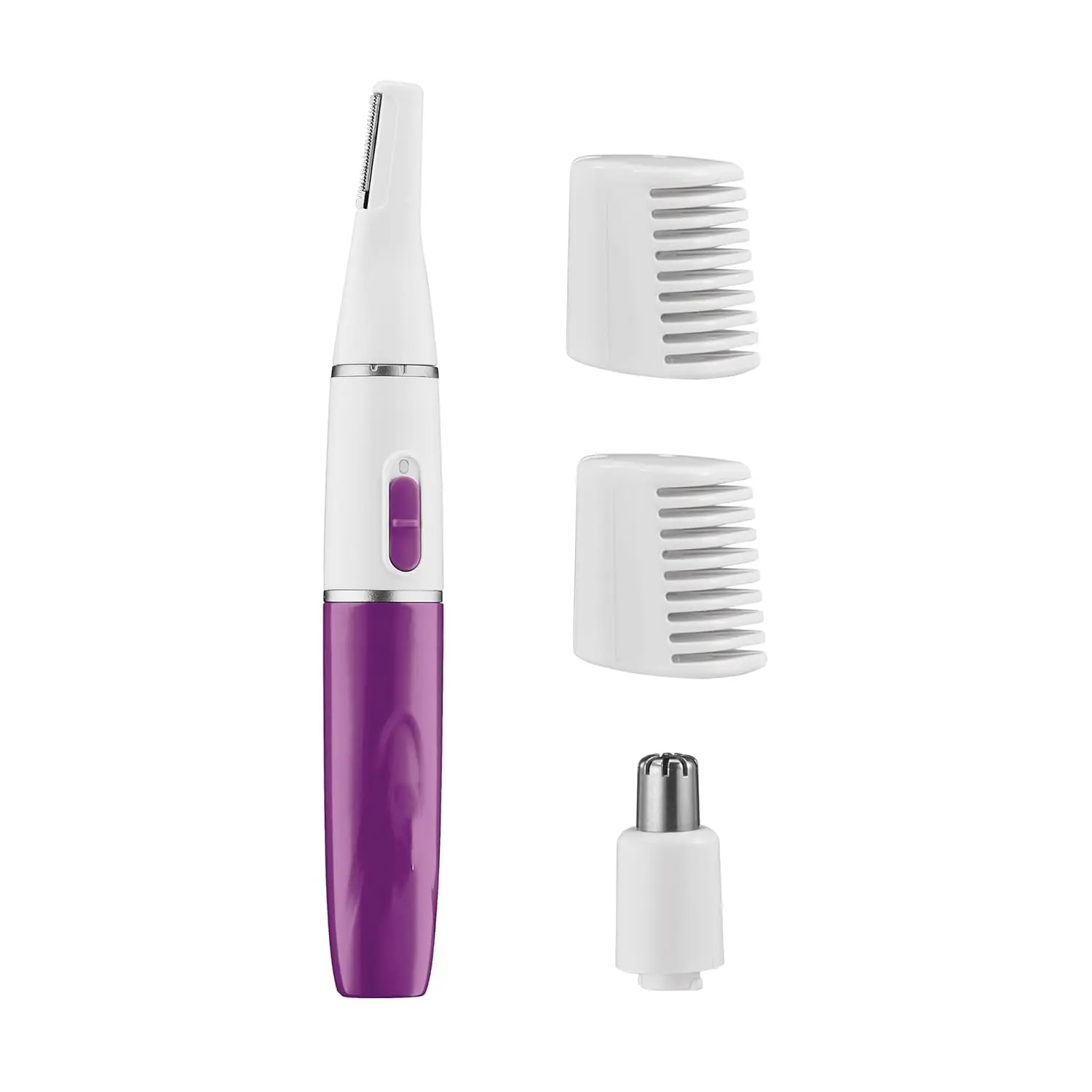 All-in-1 Facial Hair Trimmer for Women, Precision Trimmer for Face, Nose, Eyebrows, Battery Powered
All-in-1 Facial Hair Trimmer for Women, Precision Trimmer for Face, Nose, Eyebrows, Battery Powered