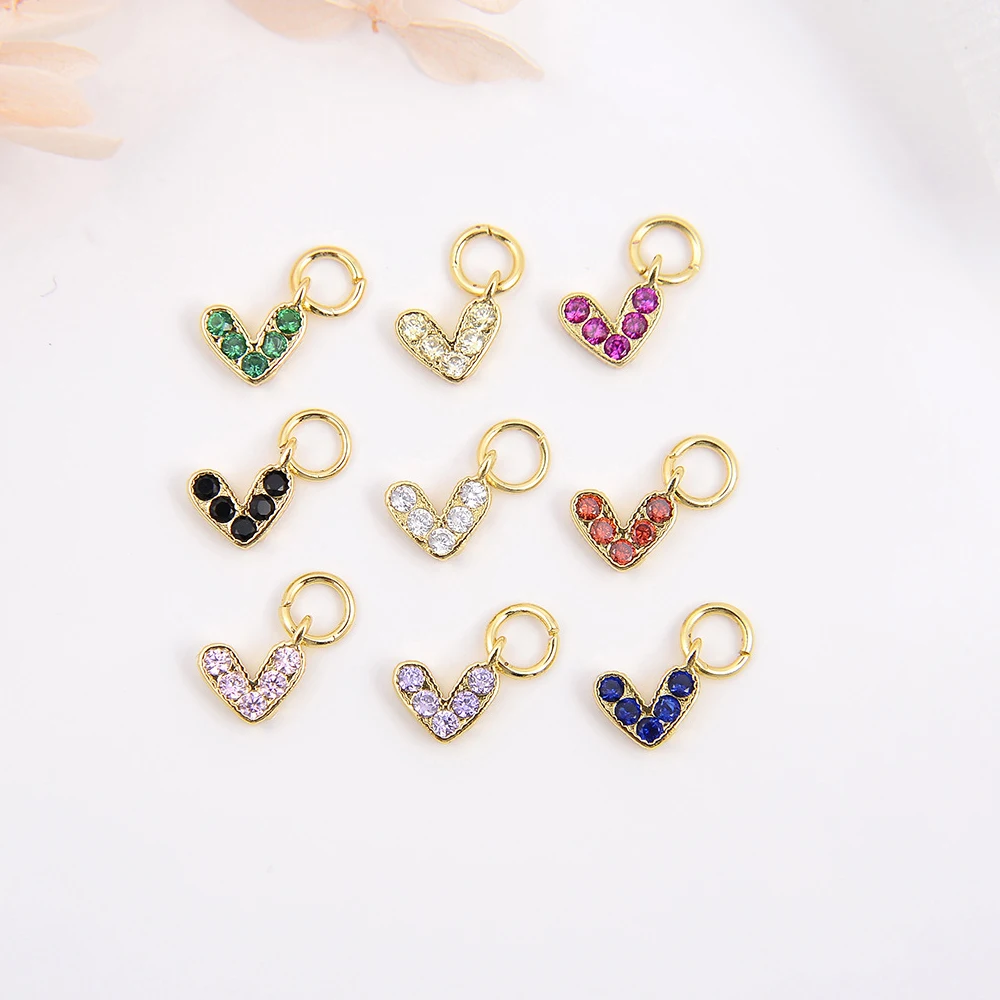 30pcs DIY Mix Copper Colorful Zircon V Shaped Pendant Jewelry Accessories Bracelet Earrings
30pcs DIY Mix Copper Colorful Zircon V Shaped Pendant Jewelry Accessories Bracelet Earrings