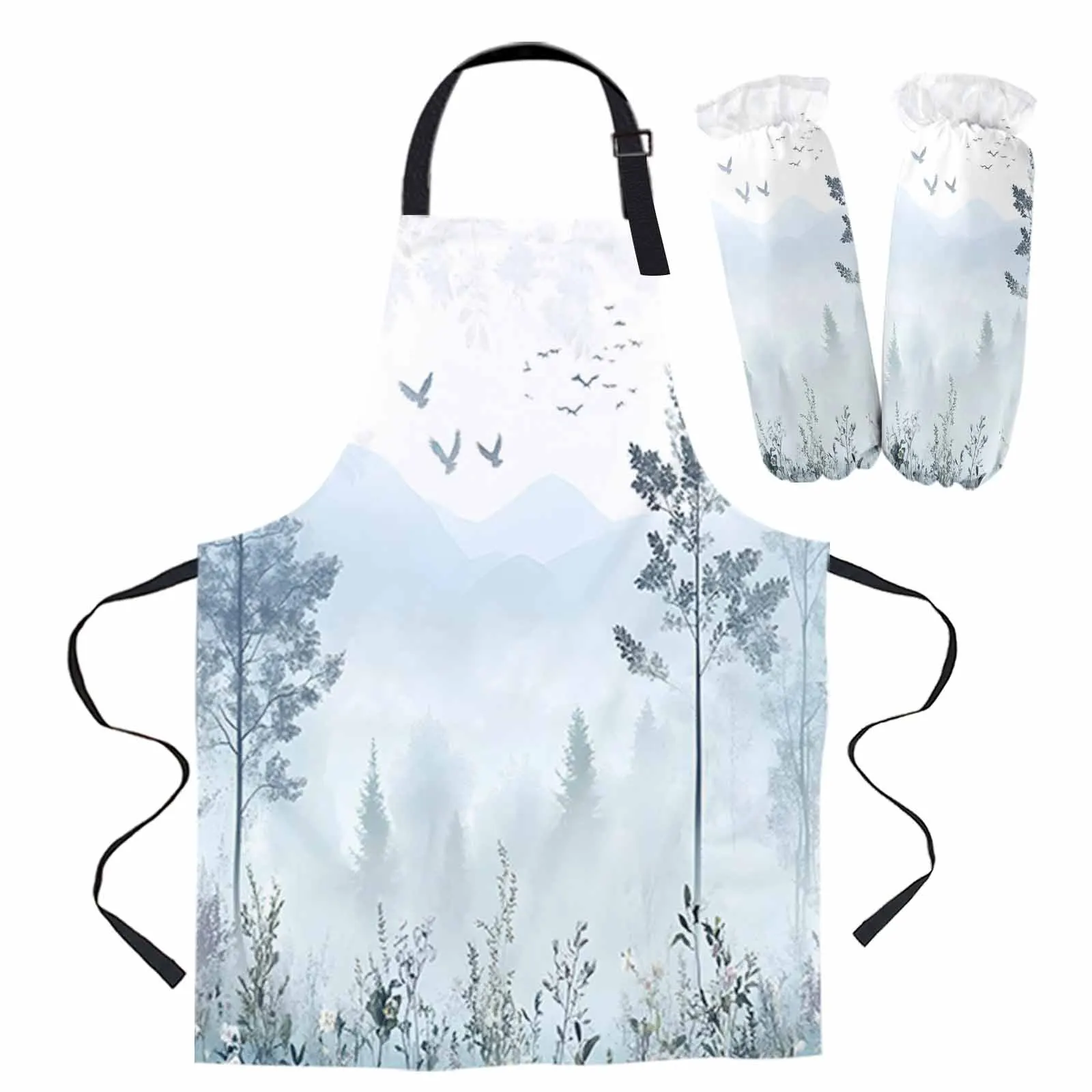Landscape Forest Tree Apron Oversleeve Oven Gloves Pads Cooking Baking Kitchen Aprons for Women Kids
Landscape Forest Tree Apron Oversleeve Oven Gloves Pads Cooking Baking Kitchen Aprons for Women Kids