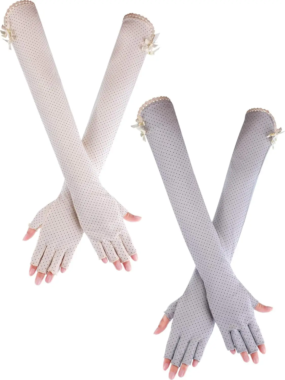 2 Pairs UV Protection Sun Gloves for Women, Non Slip Long Driving Gloves, Arm Sun Protective Summer Outdoor Sports
2 Pairs UV Protection Sun Gloves for Women, Non Slip Long Driving Gloves, Arm Sun Protective Summer Outdoor Sports