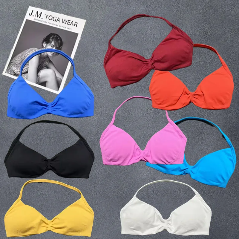 Histello Sports Strappy Bra Women Yoga Tank Bra Seamless High Support Fitness Workout Top Running Exercise Halter Gym Bras
Histello Sports Strappy Bra Women Yoga Tank Bra Seamless High Support Fitness Workout Top Running Exercise Halter Gym Bras