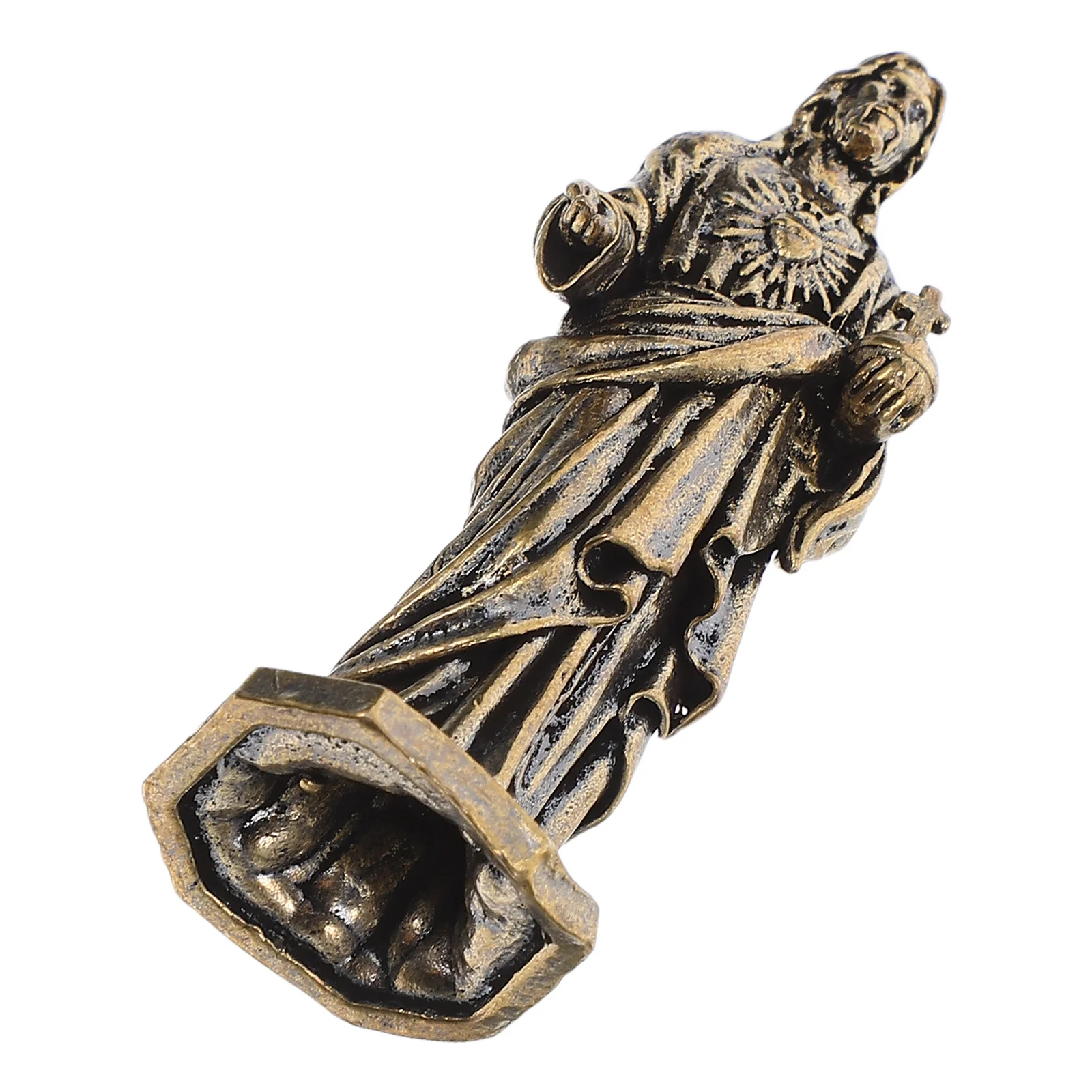Small Brass Jesus Statue Lasting Luster Detailed Design Desktop Faith Decor for Serene Atmosphere Prayer Reminder Devotional
Small Brass Jesus Statue Lasting Luster Detailed Design Desktop Faith Decor for Serene Atmosphere Prayer Reminder Devotional