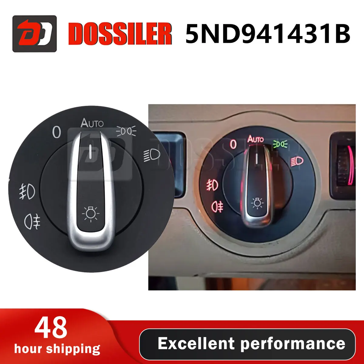 5ND941431B Headlight Switch Fog Light Control Auto Accessories For VW Passat B6 B7 Golf Jetta MK6 MK5 Tiguan SEAT Volkswagen
5ND941431B Headlight Switch Fog Light Control Auto Accessories For VW Passat B6 B7 Golf Jetta MK6 MK5 Tiguan SEAT Volkswagen