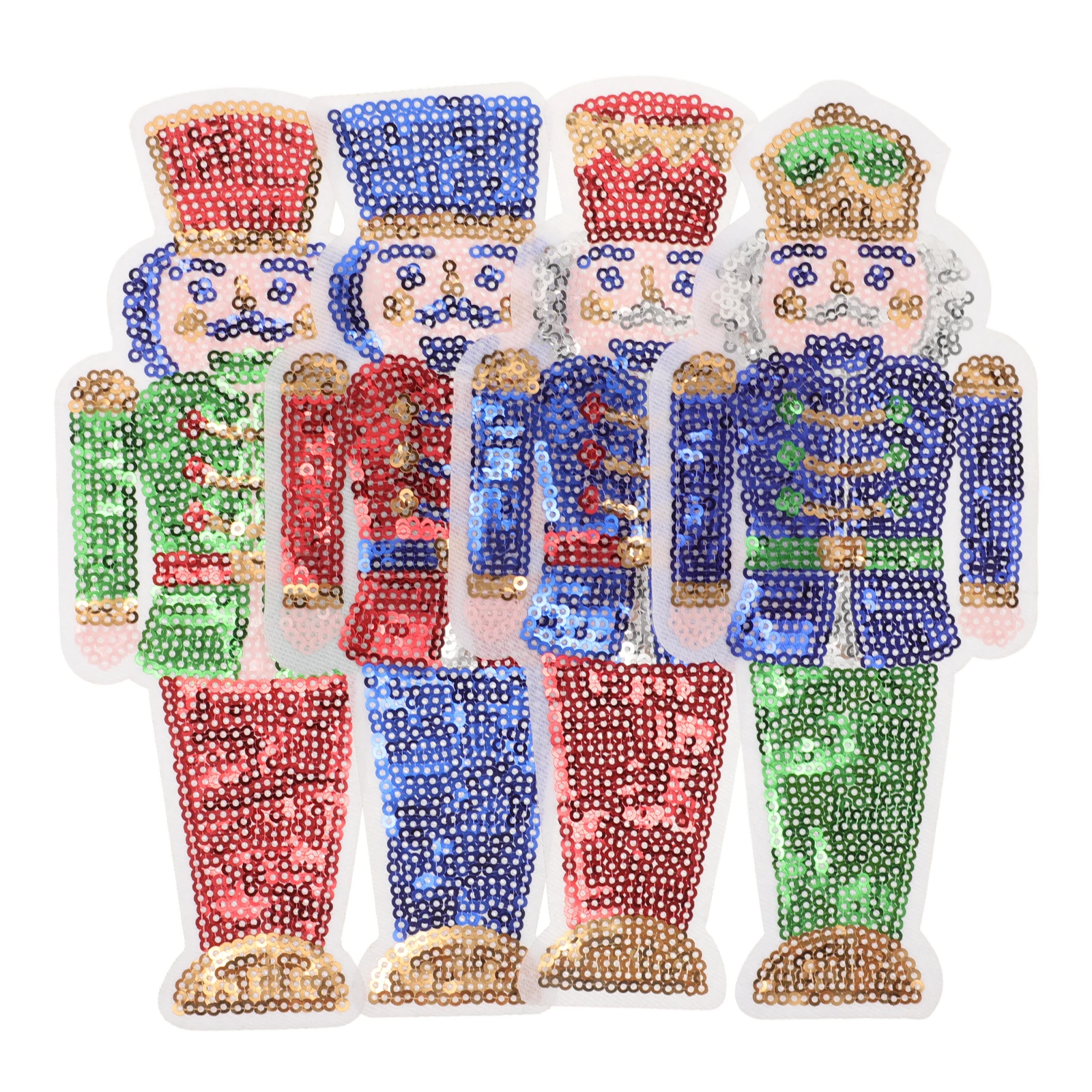 Self Adhesive Patches Sequins Embroidery Gingerbread Iron Transfers Backpack Stickers Chenille Applique Nutcracker Soldier
Self Adhesive Patches Sequins Embroidery Gingerbread Iron Transfers Backpack Stickers Chenille Applique Nutcracker Soldier
